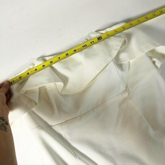 Bardot Ivory Cloud 9 Dress 10 Strapless Sheath - Picture 10 of 12